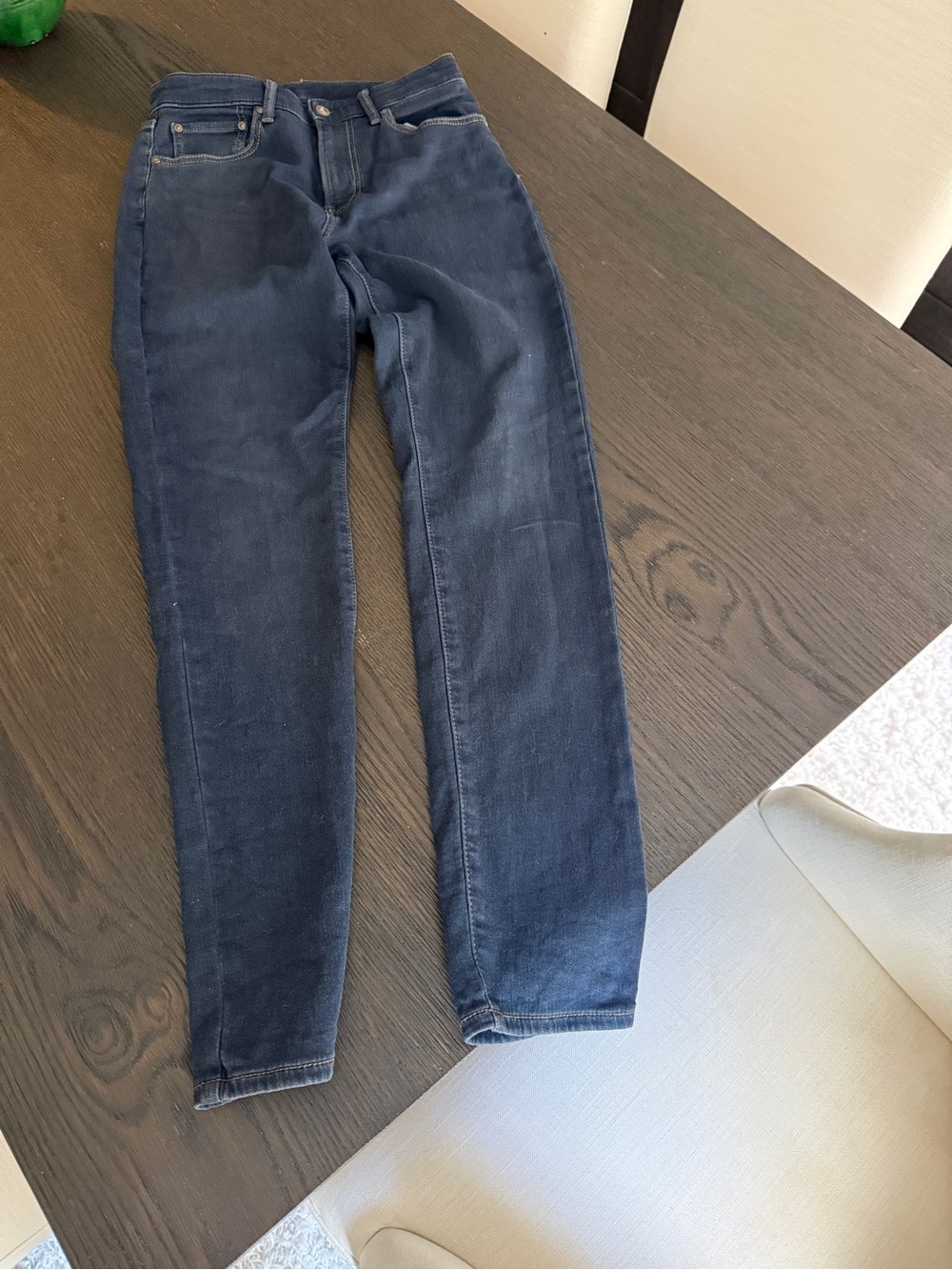 Uniqlo EZY EXTRA STRETCH JEANS Dark Blue Slim Fit Jeans